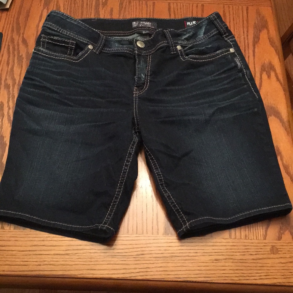 Silver Suki jean shorts